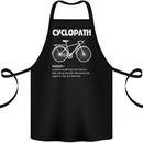 Cyclopath Funny Cycling Bicycle Cyclist Cotton Apron 100% Organic Black