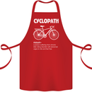 Cyclopath Funny Cycling Bicycle Cyclist Cotton Apron 100% Organic Red