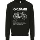 Cyclopath Funny Cycling Bicycle Cyclist Kids Sweatshirt Jumper Black