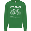 Cyclopath Funny Cycling Bicycle Cyclist Kids Sweatshirt Jumper Irish Green