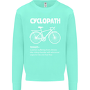 Cyclopath Funny Cycling Bicycle Cyclist Kids Sweatshirt Jumper Peppermint