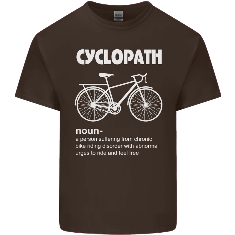 Cyclopath Funny Cycling Bicycle Cyclist Kids T-Shirt Childrens Chocolate