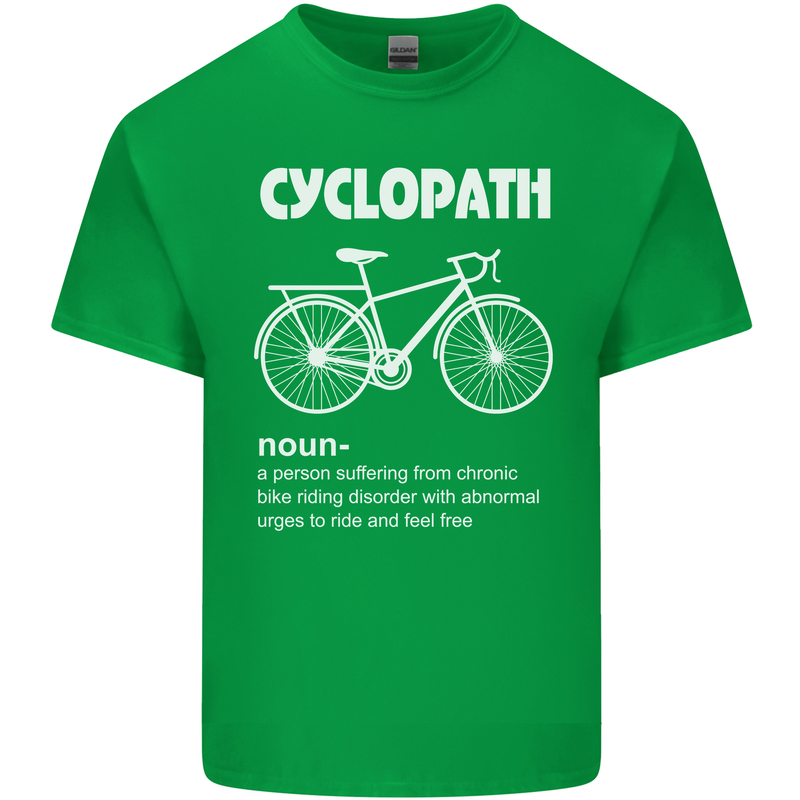 Cyclopath Funny Cycling Bicycle Cyclist Kids T-Shirt Childrens Irish Green