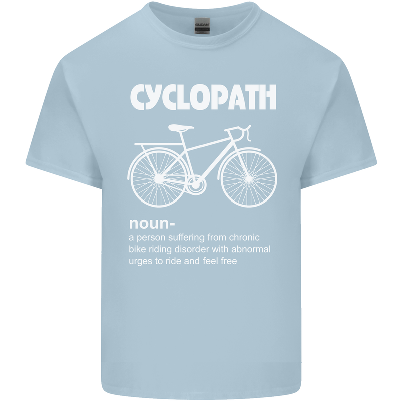 Cyclopath Funny Cycling Bicycle Cyclist Kids T-Shirt Childrens Light Blue