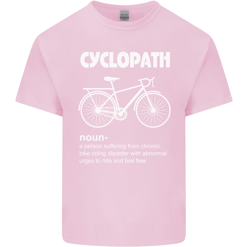 Cyclopath Funny Cycling Bicycle Cyclist Kids T-Shirt Childrens Light Pink