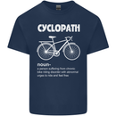 Cyclopath Funny Cycling Bicycle Cyclist Kids T-Shirt Childrens Navy Blue