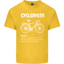 Cyclopath Funny Cycling Bicycle Cyclist Kids T-Shirt Childrens Yellow