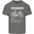 Cyclopath Funny Cycling Bicycle Cyclist Mens Cotton T-Shirt Tee Top Charcoal