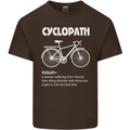 Cyclopath Funny Cycling Bicycle Cyclist Mens Cotton T-Shirt Tee Top Dark Chocolate