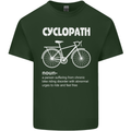 Cyclopath Funny Cycling Bicycle Cyclist Mens Cotton T-Shirt Tee Top Forest Green