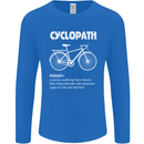 Cyclopath Funny Cycling Bicycle Cyclist Mens Long Sleeve T-Shirt Royal Blue