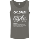 Cyclopath Funny Cycling Bicycle Cyclist Mens Vest Tank Top Charcoal