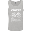 Cyclopath Funny Cycling Bicycle Cyclist Mens Vest Tank Top Sports Grey