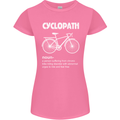 Cyclopath Funny Cycling Bicycle Cyclist Womens Petite Cut T-Shirt Azalea