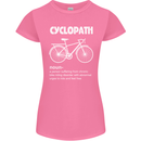 Cyclopath Funny Cycling Bicycle Cyclist Womens Petite Cut T-Shirt Azalea