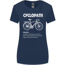 Cyclopath Funny Cycling Bicycle Cyclist Womens Wider Cut T-Shirt Navy Blue