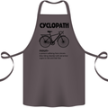 Cyclopath Funny Cycling Cyclist Bicycle Cotton Apron 100% Organic Dark Grey