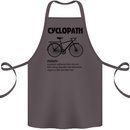 Cyclopath Funny Cycling Cyclist Bicycle Cotton Apron 100% Organic Dark Grey