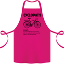 Cyclopath Funny Cycling Cyclist Bicycle Cotton Apron 100% Organic Pink