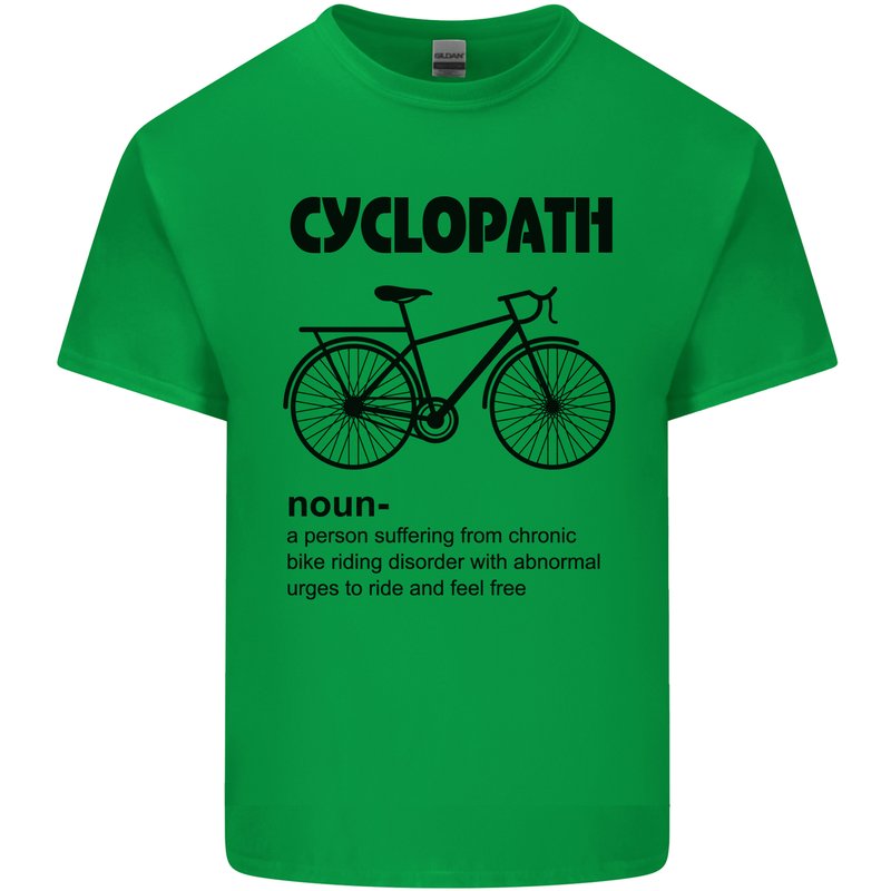 Cyclopath Funny Cycling Cyclist Bicycle Kids T-Shirt Childrens Irish Green