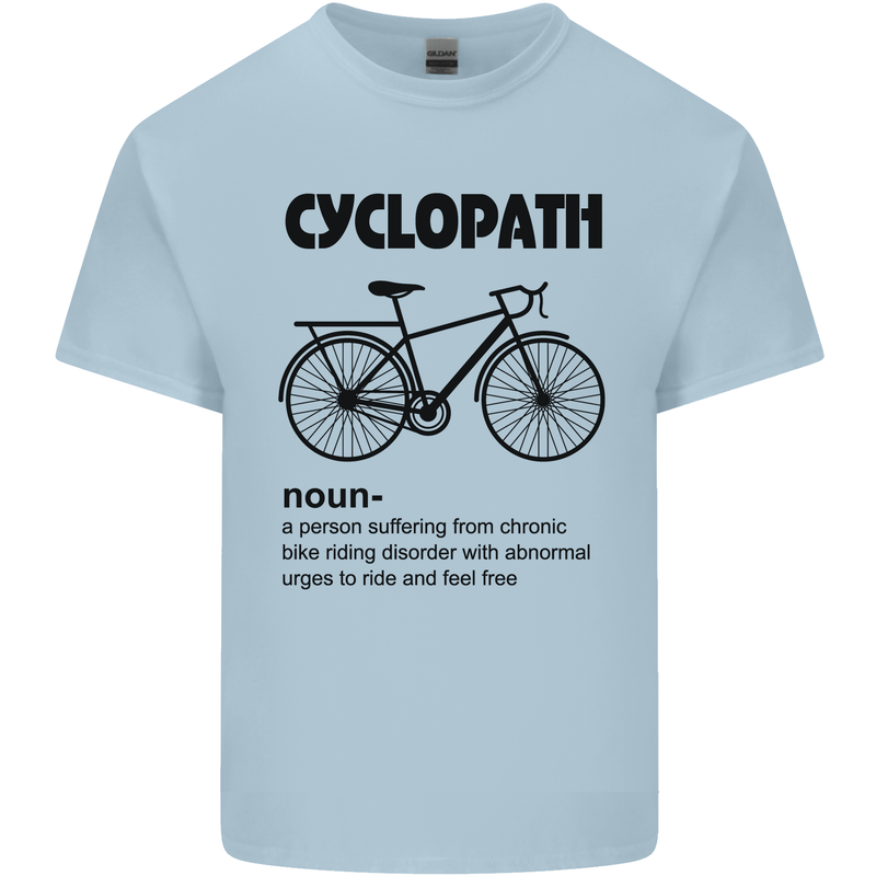 Cyclopath Funny Cycling Cyclist Bicycle Kids T-Shirt Childrens Light Blue