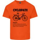Cyclopath Funny Cycling Cyclist Bicycle Kids T-Shirt Childrens Orange