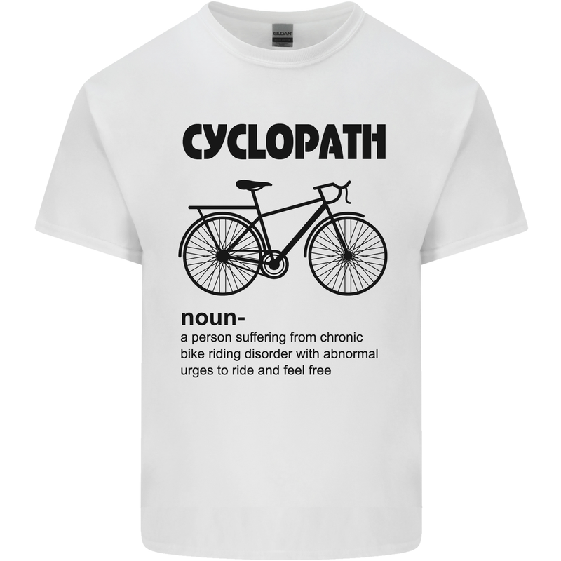 Cyclopath Funny Cycling Cyclist Bicycle Kids T-Shirt Childrens White