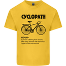 Cyclopath Funny Cycling Cyclist Bicycle Kids T-Shirt Childrens Yellow
