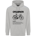 Cyclopath Funny Cycling Cyclist Bicycle Mens 80% Cotton Hoodie Sports Grey