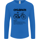 Cyclopath Funny Cycling Cyclist Bicycle Mens Long Sleeve T-Shirt Royal Blue