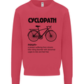 Cyclopath Funny Cycling Cyclist Bicycle Mens Sweatshirt Jumper Heliconia