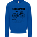 Cyclopath Funny Cycling Cyclist Bicycle Mens Sweatshirt Jumper Royal Blue