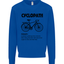 Cyclopath Funny Cycling Cyclist Bicycle Mens Sweatshirt Jumper Royal Blue