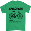 Cyclopath Funny Cycling Cyclist Bicycle Mens T-Shirt Cotton Gildan Irish Green