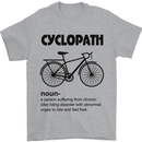Cyclopath Funny Cycling Cyclist Bicycle Mens T-Shirt Cotton Gildan Sports Grey