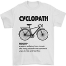 Cyclopath Funny Cycling Cyclist Bicycle Mens T-Shirt Cotton Gildan White