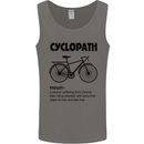 Cyclopath Funny Cycling Cyclist Bicycle Mens Vest Tank Top Charcoal