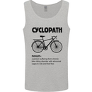 Cyclopath Funny Cycling Cyclist Bicycle Mens Vest Tank Top Sports Grey