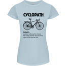 Cyclopath Funny Cycling Cyclist Bicycle Womens Petite Cut T-Shirt Light Blue