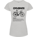Cyclopath Funny Cycling Cyclist Bicycle Womens Petite Cut T-Shirt Sports Grey