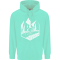 DH Downhill Mountain Biking Cycling Bicycle Childrens Kids Hoodie Peppermint