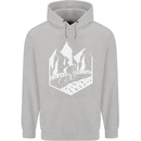 DH Downhill Mountain Biking Cycling Bicycle Childrens Kids Hoodie Sports Grey