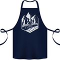 DH Downhill Mountain Biking Cycling Bicycle Cotton Apron 100% Organic Navy Blue