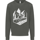 DH Downhill Mountain Biking Cycling Bicycle Kids Sweatshirt Jumper Storm Grey