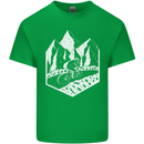 DH Downhill Mountain Biking Cycling Bicycle Kids T-Shirt Childrens Irish Green