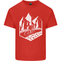 DH Downhill Mountain Biking Cycling Bicycle Kids T-Shirt Childrens Red
