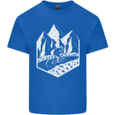 DH Downhill Mountain Biking Cycling Bicycle Kids T-Shirt Childrens Royal Blue