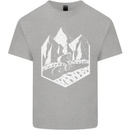 DH Downhill Mountain Biking Cycling Bicycle Kids T-Shirt Childrens Sports Grey