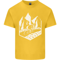 DH Downhill Mountain Biking Cycling Bicycle Kids T-Shirt Childrens Yellow