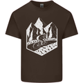 DH Downhill Mountain Biking Cycling Bicycle Mens Cotton T-Shirt Tee Top Dark Chocolate